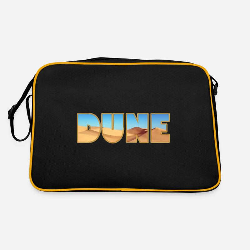DUNE! Dune! Dune as a stylish font design! Retro Bag