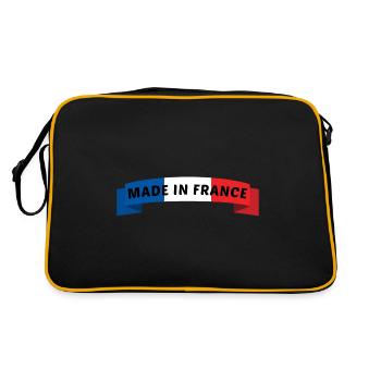made in frankreich - made in frankreich - Retro Tasche - Schwarz/Gold - Hinten