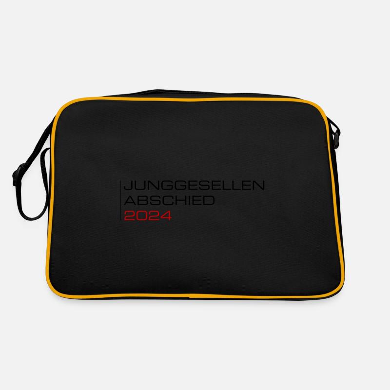 Junggesellen Abschied 2024 Retro Tasche