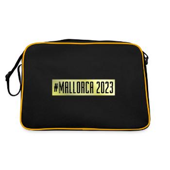 Mallorca 2023 - Retro Tasche - Schwarz/Gold - Hinten