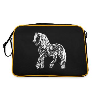 Cheval - Sac Retro - noir/or - Dos