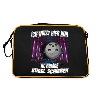 boules de légende de bowling x split bowl strike spare pin - Sac Retro - noir/or - Dos