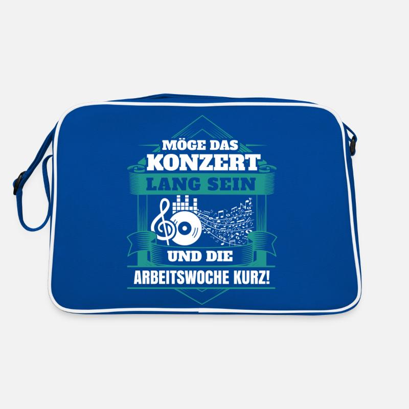 Musik - Konzert lang sein Retro Tasche