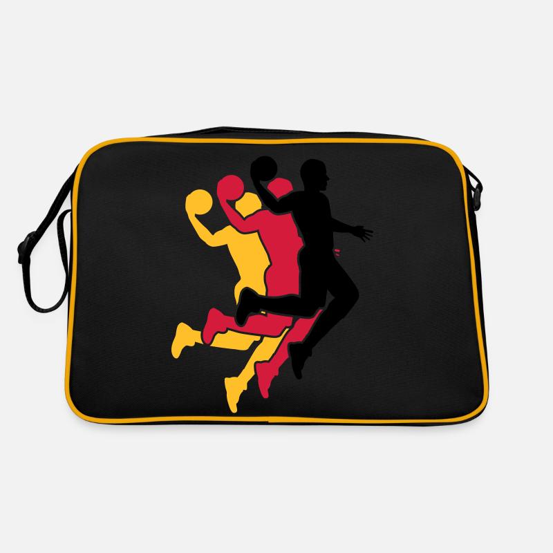 basketball - Retro Bag - black/gold