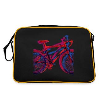 Cool bike design great - Retro Bag - black/gold - Back