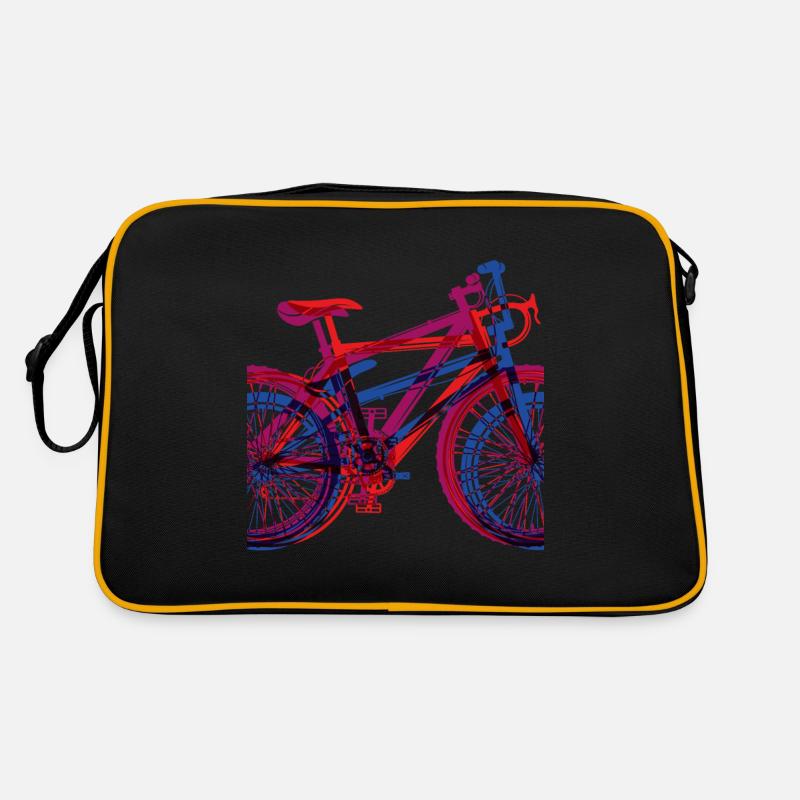 Cooles Fahrrad Design groß Retro Tasche
