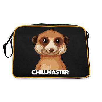 Chillmaster - L’écureuil aime se détendre - Sac Retro - noir/or - Dos