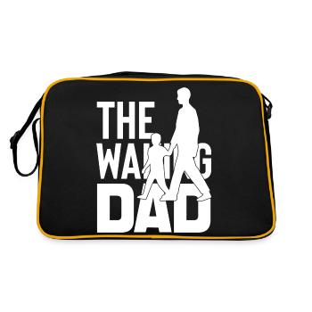 The Walking Dad - Retro Tasche - Schwarz/Gold - Hinten
