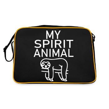 Fun Fun Funny - Retro Bag - black/gold - Back