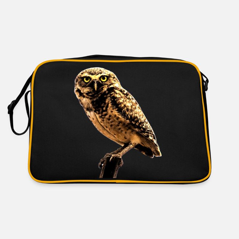 le hibou la chouette Sac Retro