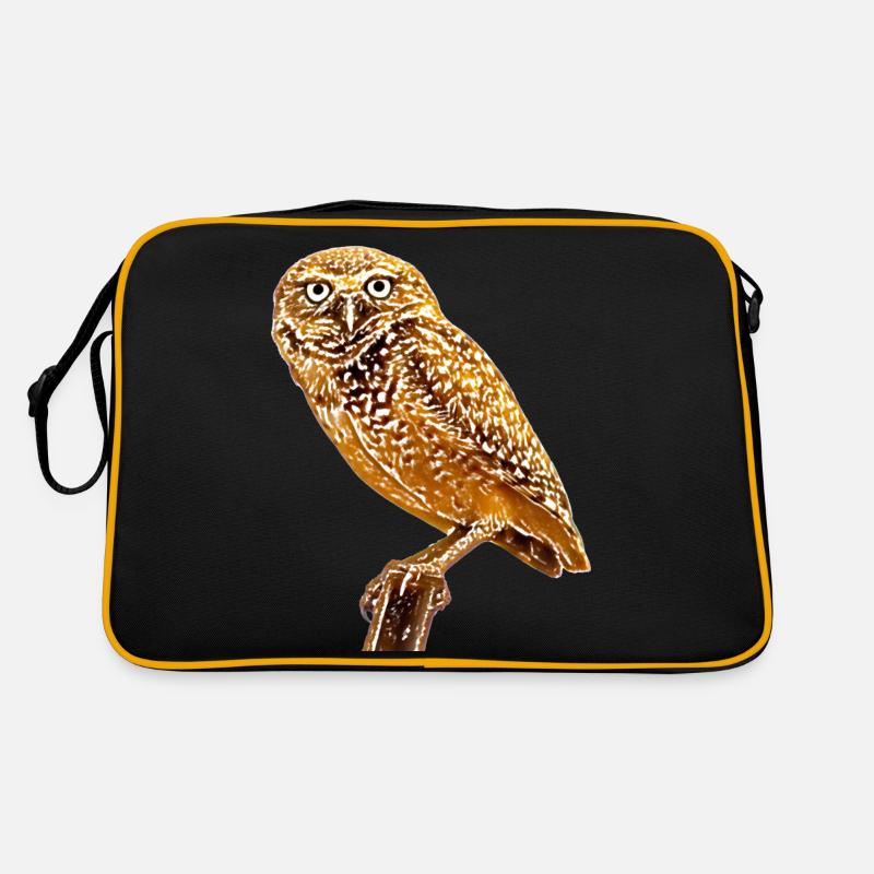 Die Eule die Eule Retro Tasche