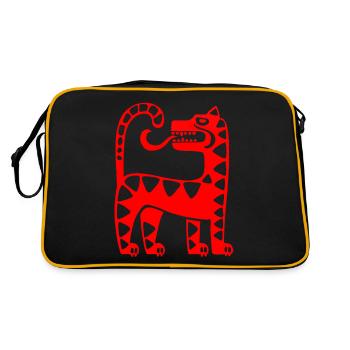 Culture inca, Amérique latine - Sac Retro - noir/or - Dos