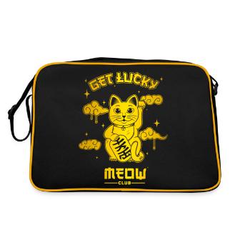 Lucky Cat - Sac Retro - noir/or - Dos