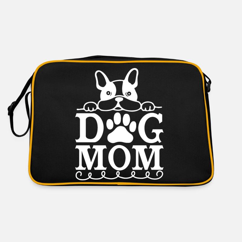 Hunde Mama Hund Wuff Retro Tasche