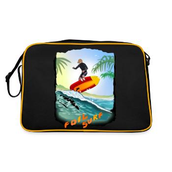 foil surf - foil surf - foilsurf - Sac Retro - noir/or - Dos