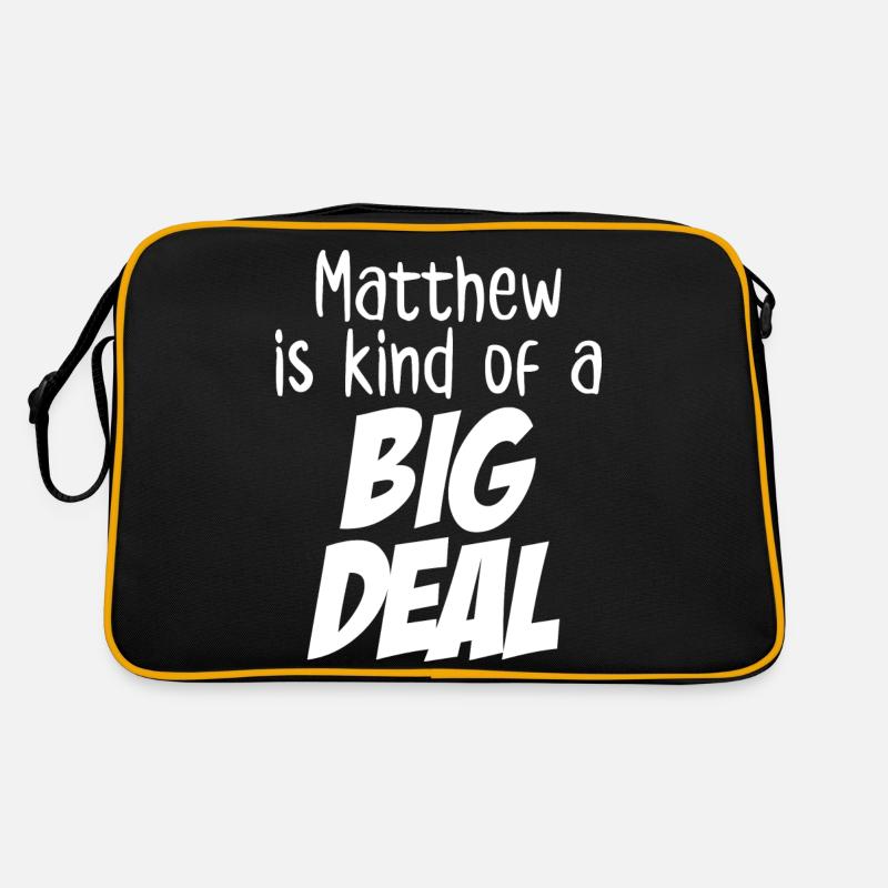 Matthew ist irgendwie eine große Sache Retro Tasche