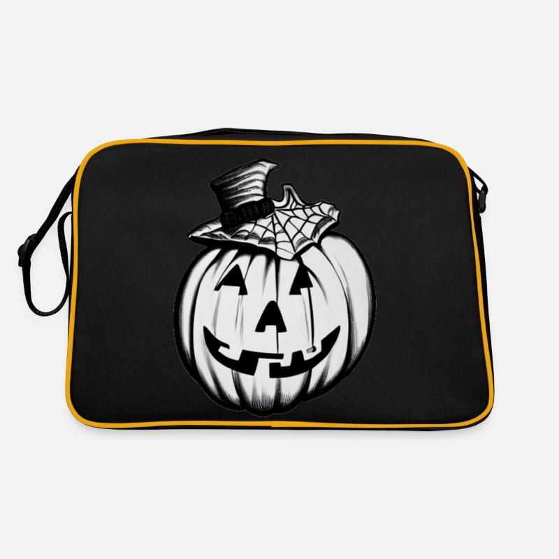 Halloween Spooky Pumpkin Lantern 9 Retro Bag