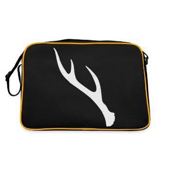 Poteau (six extrémités) Bois Roebuck GAUCHE - Sac Retro - noir/or - Dos