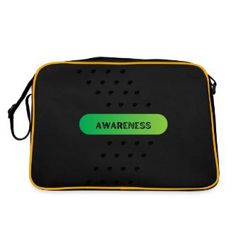 CP Awareness - Retro Bag - black/gold - Back