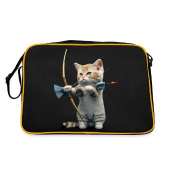 Milo au tir à l arc - Sac Retro - noir/or - Dos