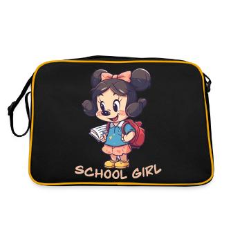School Girl - Retro Bag - black/gold - Back