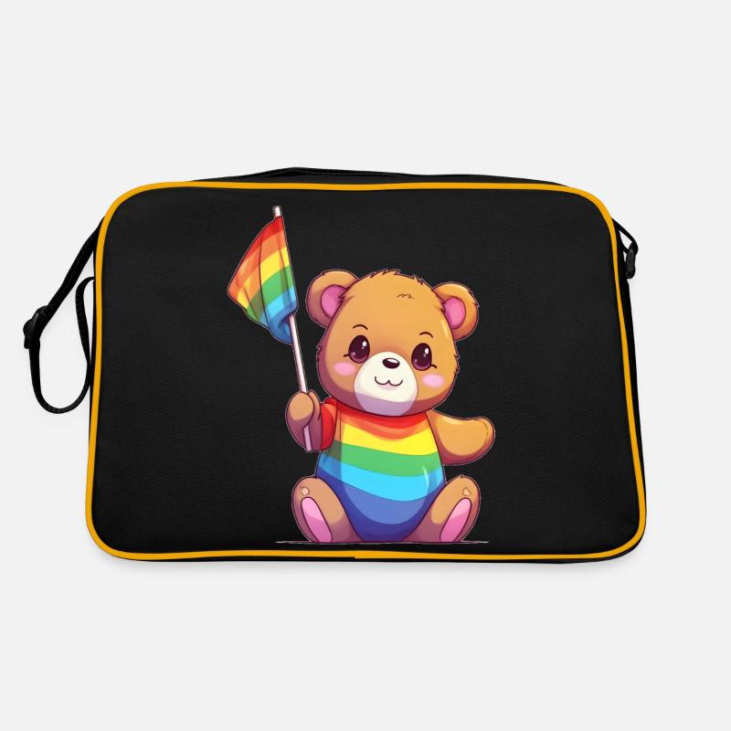 L’amour est une nécessité pour l’ours Sac Retro