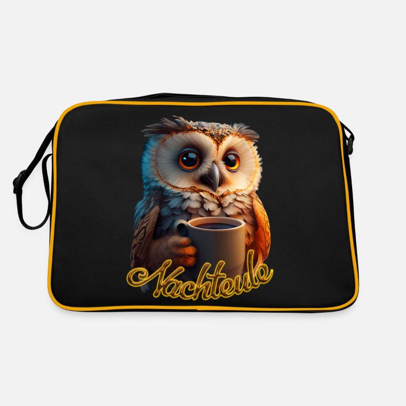 Nachteule Retro Tasche