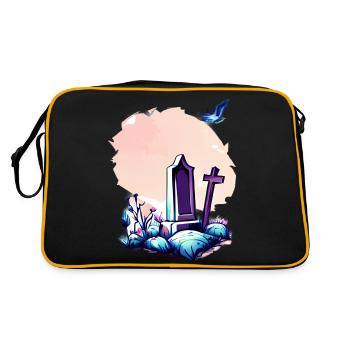 Abandoned grave - Retro Bag - black/gold - Back