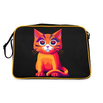 Chat - Sac Retro - noir/or - Dos