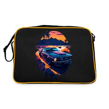 Classic sports car - Retro Bag - black/gold - Back