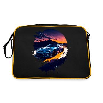 Classic sports car - Retro Bag - black/gold - Back