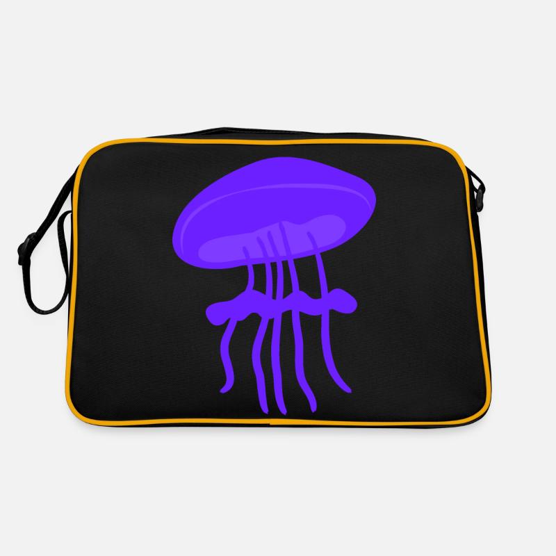 Beautiful jellyfish Retro Bag