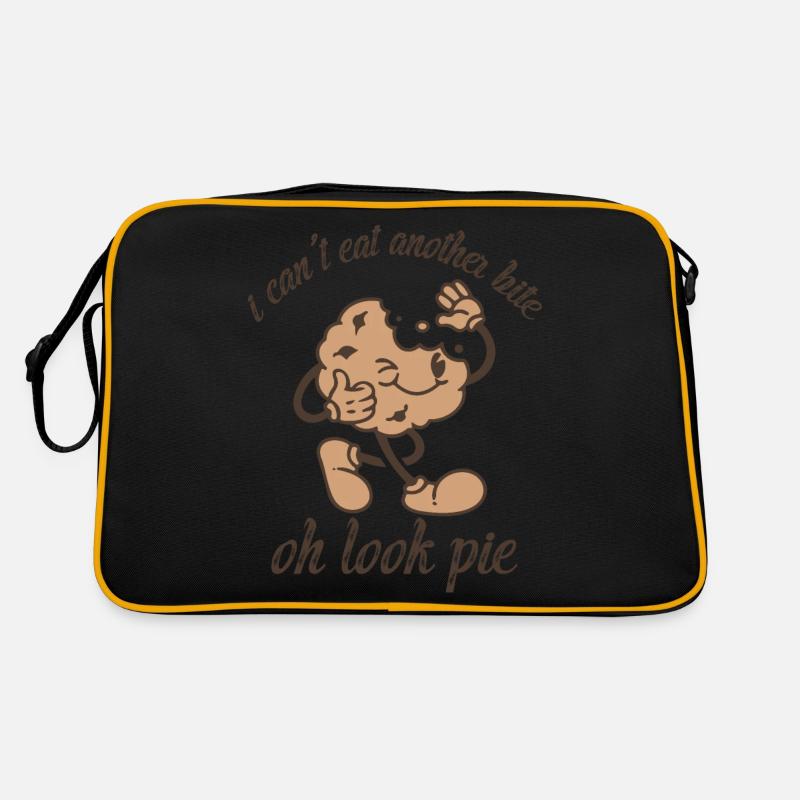 I can't eat another bite oh look pie Retro Bag