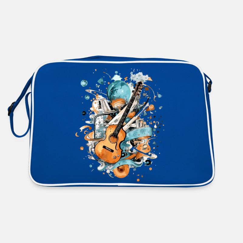 A musical universe Retro Bag
