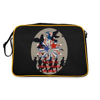 Vétérans, anciens combattant, armistice. - Sac Retro - noir/or - Dos