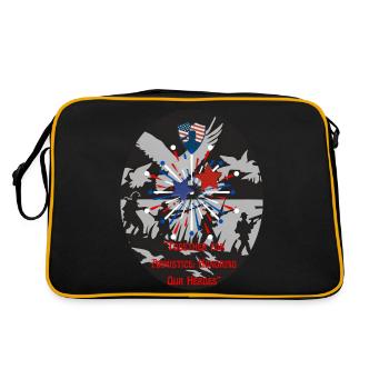 Vétérans, anciens combattant, armistice. - Sac Retro - noir/or - Dos