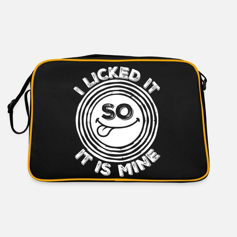 Je l’ai léché pour que ce soit le mien drôle de dire effronté Sac Retro