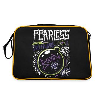 No errors - Retro Bag - black/gold - Back