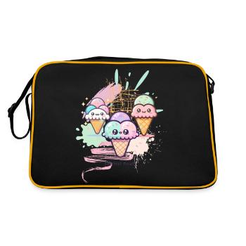 Sweetest Treat - Retro Bag - black/gold - Back
