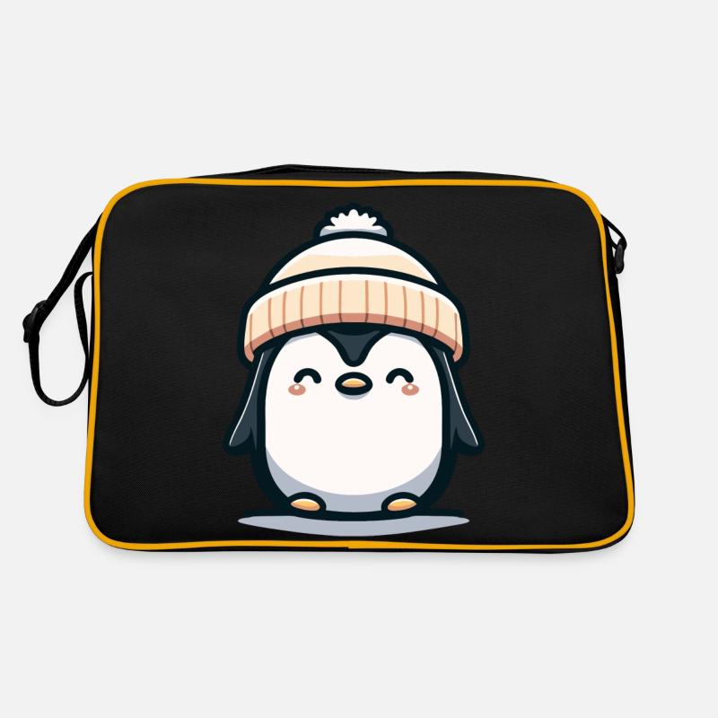 cute penguin Retro Bag
