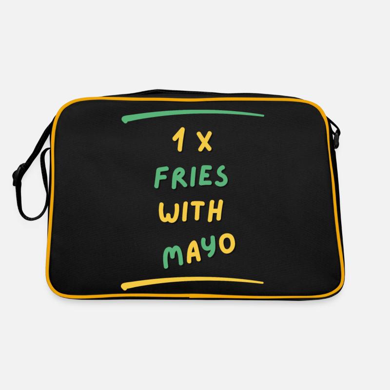 FRIES WITH MAYO Retro Tasche