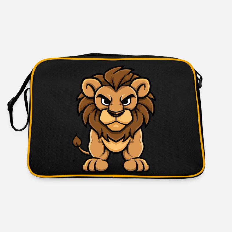 löwe Retro Tasche