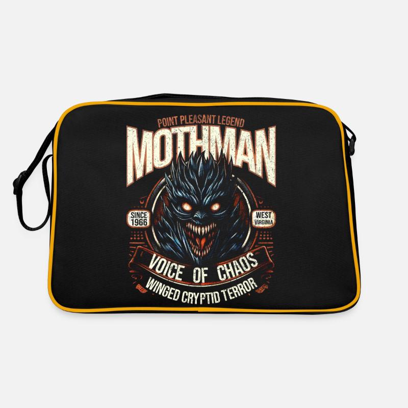Mothman since 1966 Stimme des Chaos West Virginia Retro Tasche