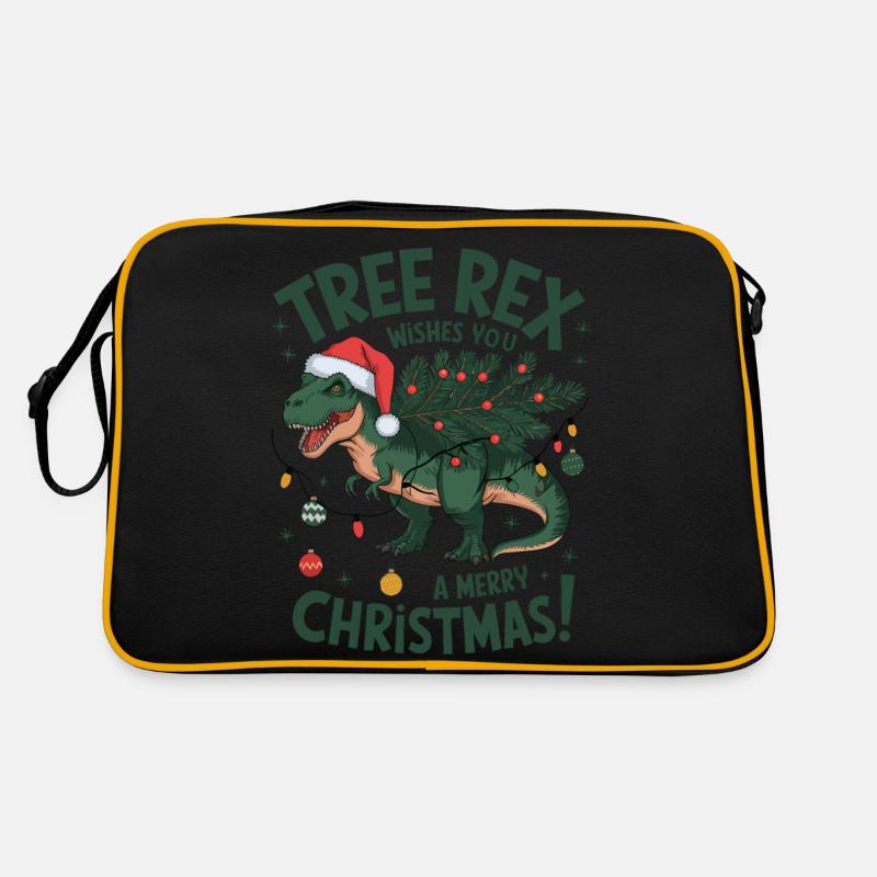 Baum Rex - Retro Tasche - Schwarz/Gold