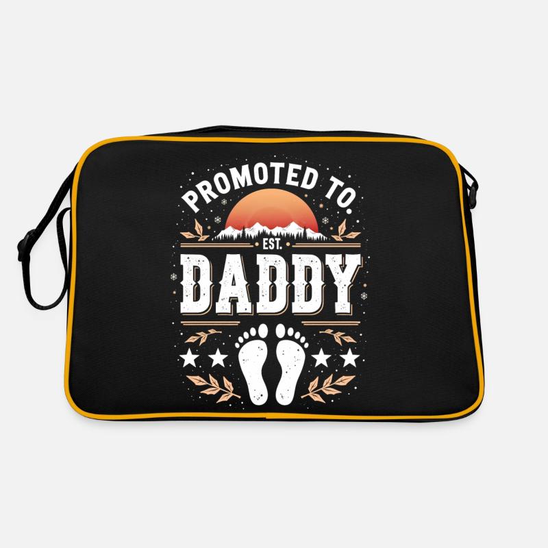 Promoted to Daddy Est. 2025 Retro Bag