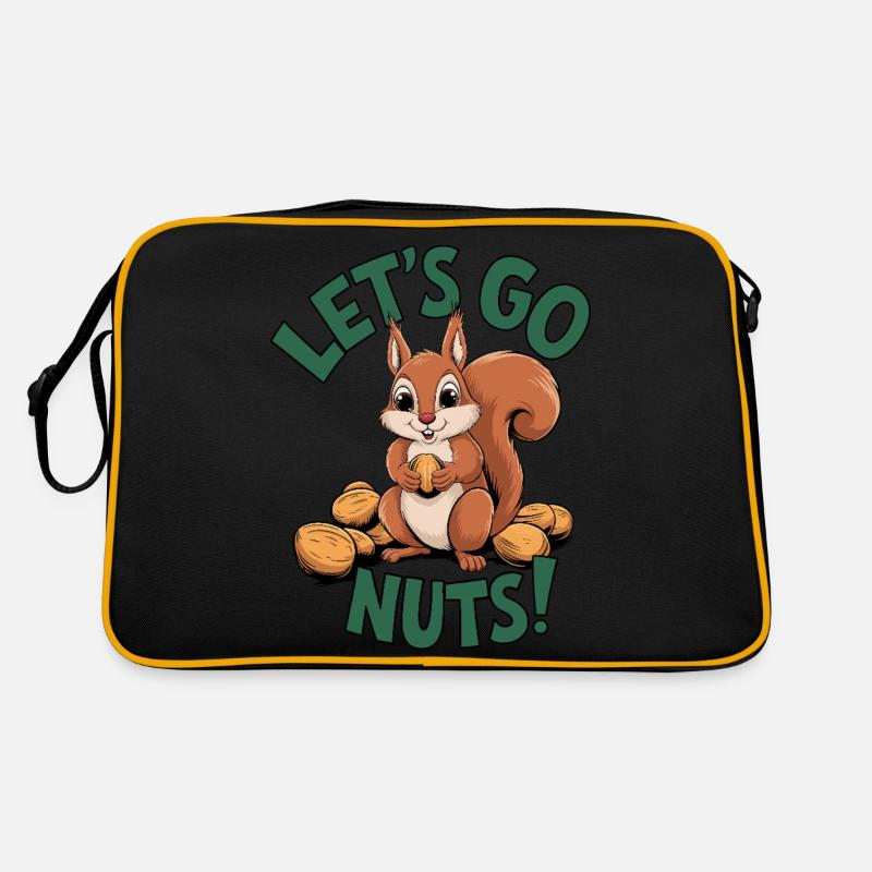 Let's Go Nuts! Retro Tasche
