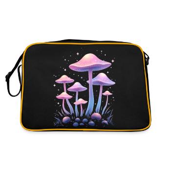 Conception de champignons magiques - Mystic Forest - Sac Retro - noir/or - Dos