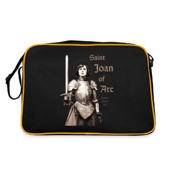 Saint Joan of Arc - Retro Bag - black/gold - Back