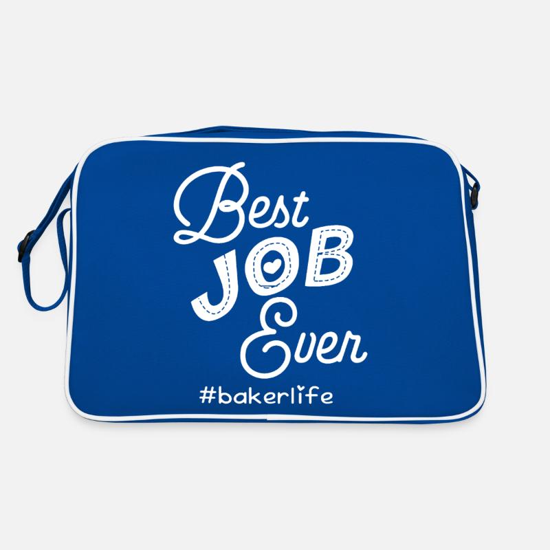 Baker Life Best Job Ever Retro Bag