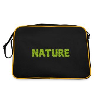 Nature - Retro Bag - black/gold - Back